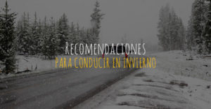 recomendaciones para conducir en invierno